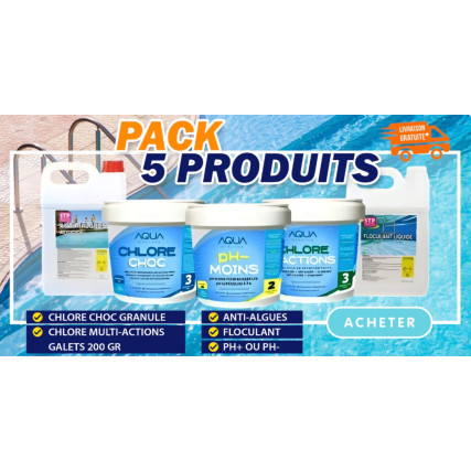 Pack de 5 produits