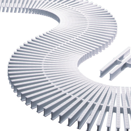 GRILLE COUVRE GOULOTTE 20mm DROIT