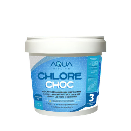 Chlore granulé choc -Aqua Piscine - 50KG