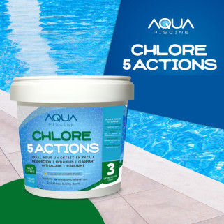 Chlore Multi Actions - Aqua Piscine -25KG