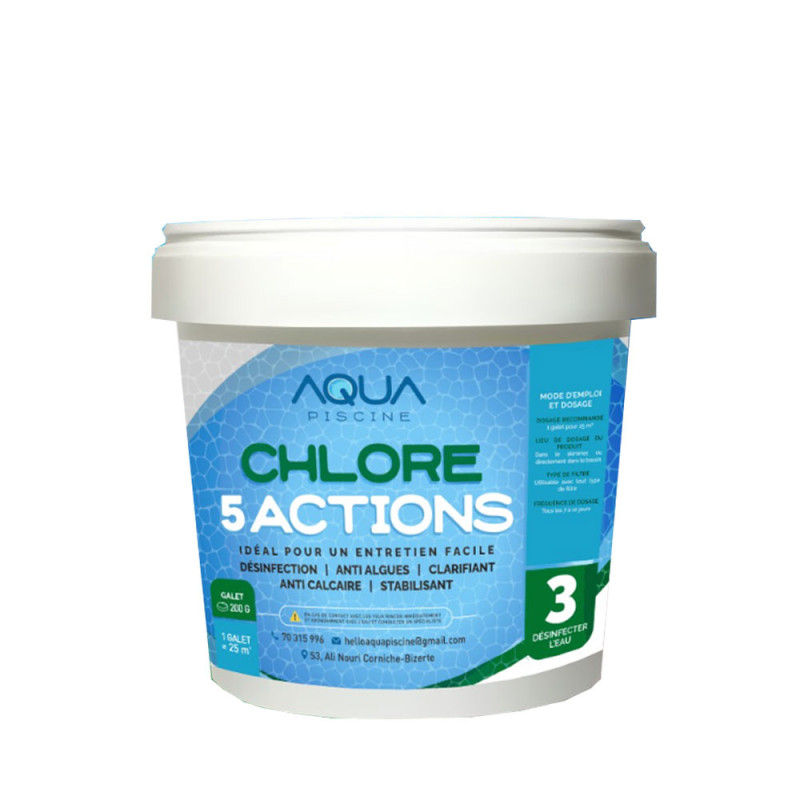 Chlore Multi Actions - Aqua Piscine -50KG