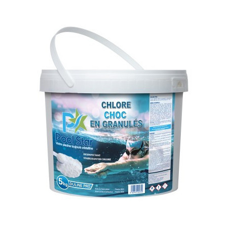 PROMOTION CHLORE CHOC STABILISE POOLSTAR DULINE PRO 5KG