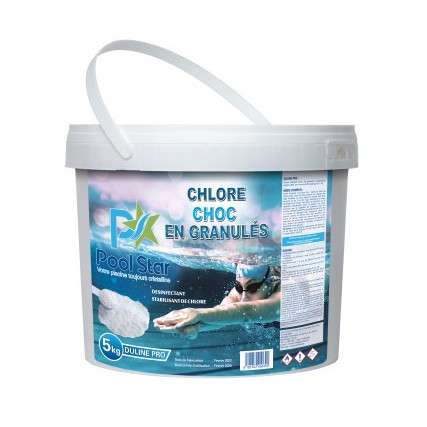 PROMOTION CHLORE CHOC STABILISE POOLSTAR DULINE PRO 5KG