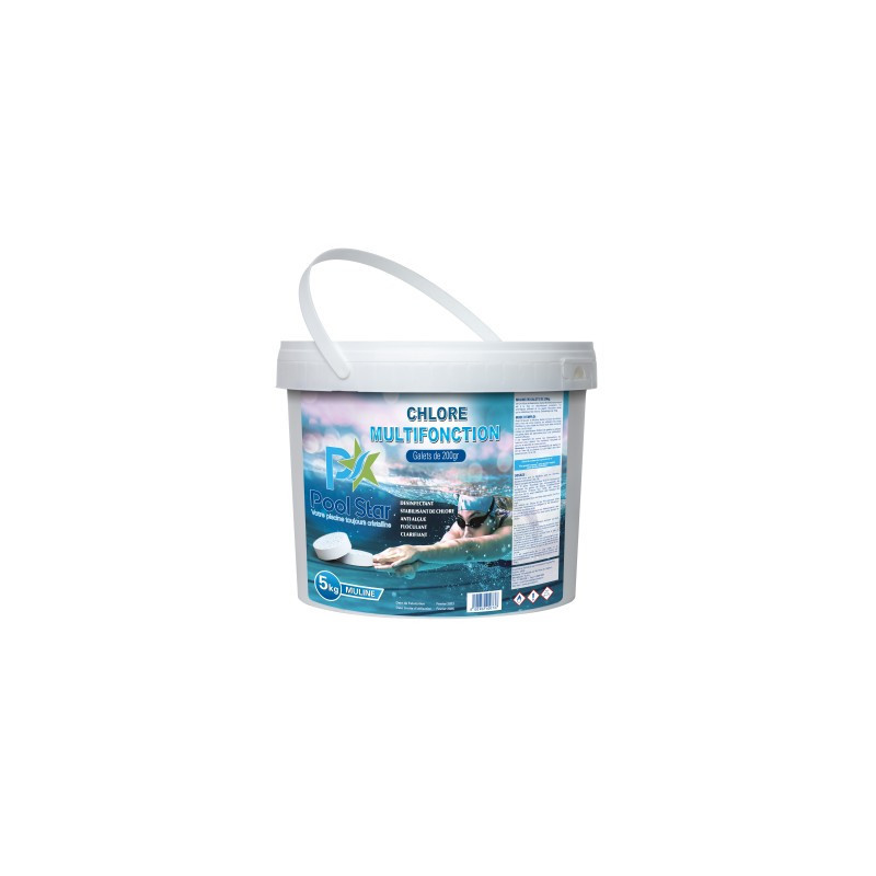 PROMOTION CHLORE 20GR STABILISE 5KG PRO-20 POOLSTAR