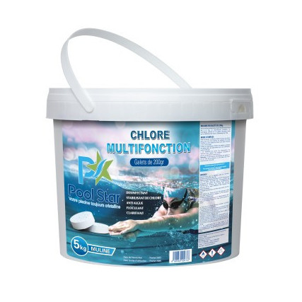 PROMOTION CHLORE 20GR STABILISE 5KG PRO-20 POOLSTAR
