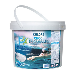 CHLORE CHOC STABILISE POOLSTAR DULINE PRO 5KG