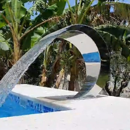 Lame d'eau modèle COBRA 60/40- Inox