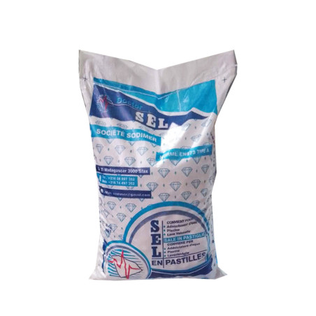Sel en pastilles -Diamant Marin-25KG